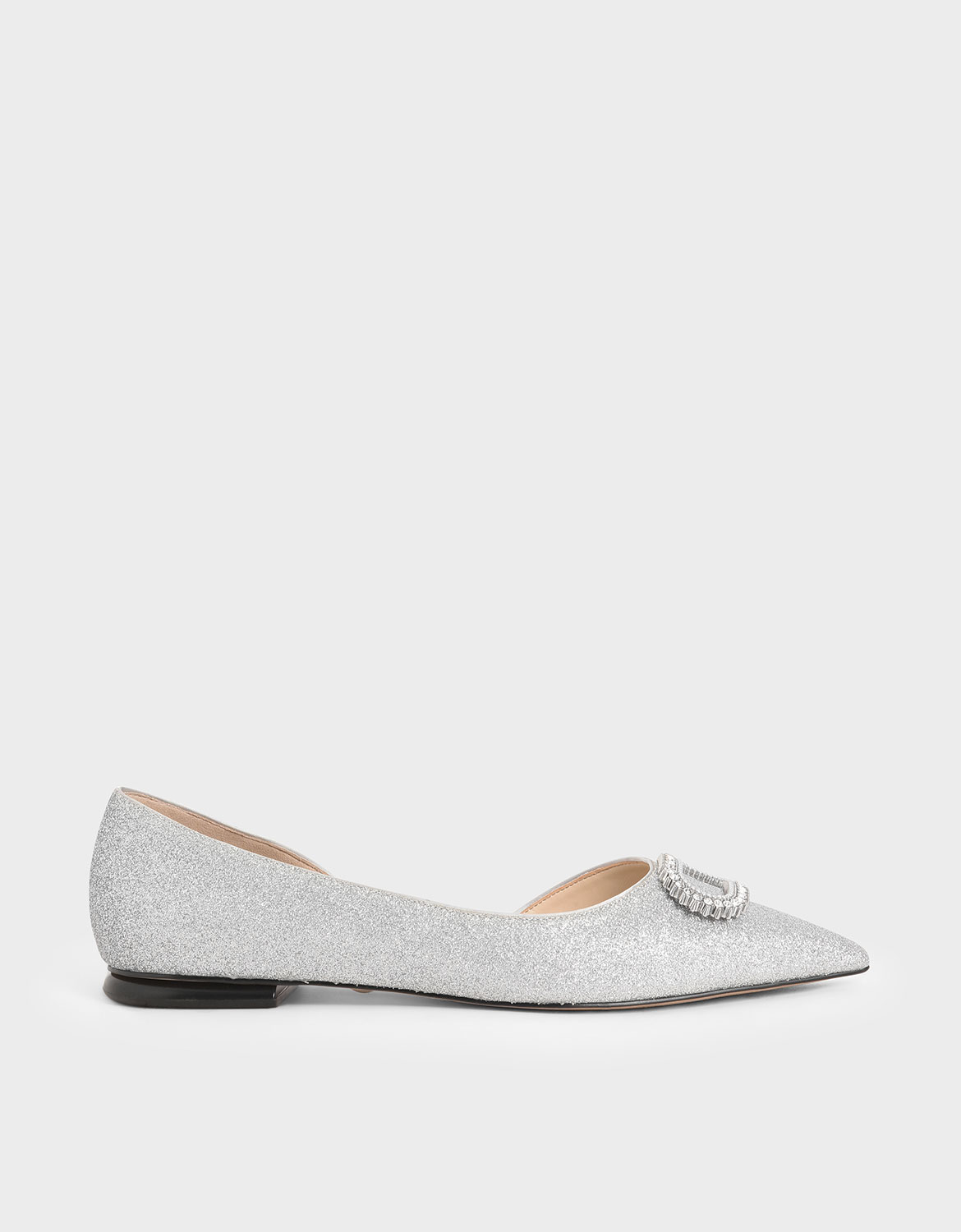 Wedding Collection: Embellished Glitter Ballerina Flats