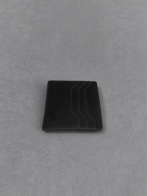 레더 멀티-슬롯 카드 홀더, 블랙, hi-res
