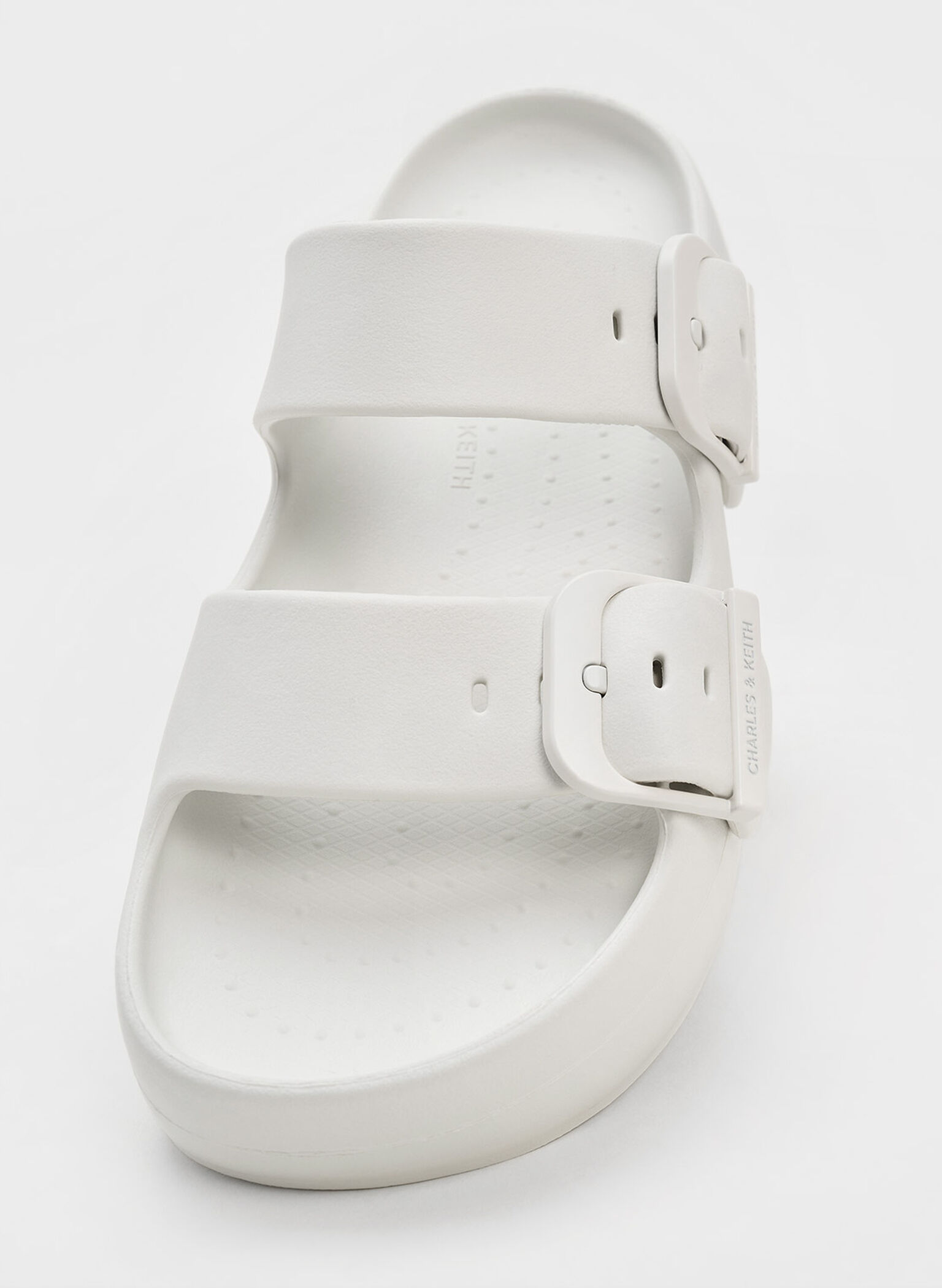 Bunsy Double-Strap Sports Sandals, White, hi-res
