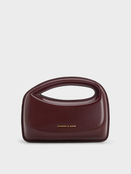 Mini Cocoon Top Handle Bag, Burgundy, hi-res