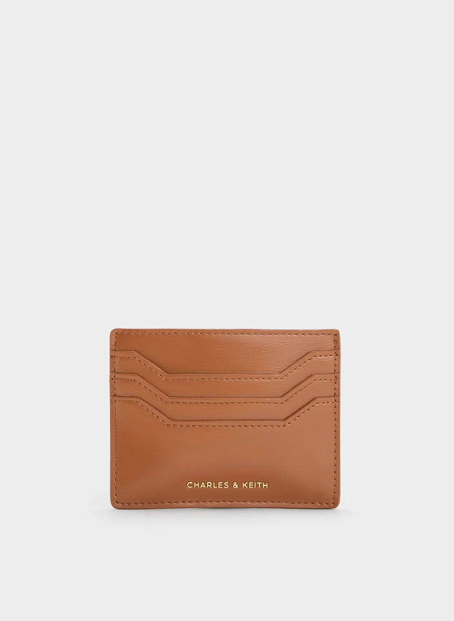 Carli Multi-Slot Card Holder, Brown, hi-res
