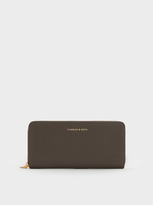 Dulcie Zip-Around Long Wallet, Dark Moss, hi-res