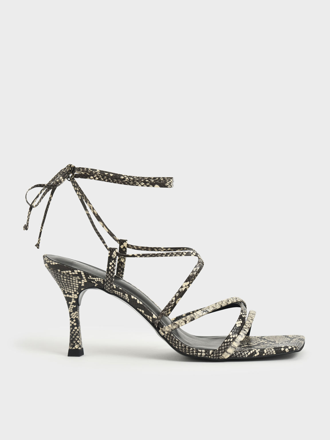 Buy P.B.H. Snake Print Heeled Sandal For Women | Women's Block Heel Sandal  For Party | Stylish Heels For Girls at Amazon.in