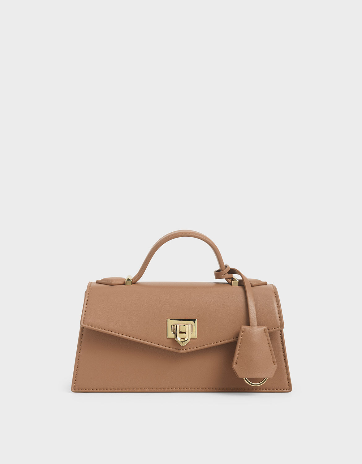 top handle trapeze bag