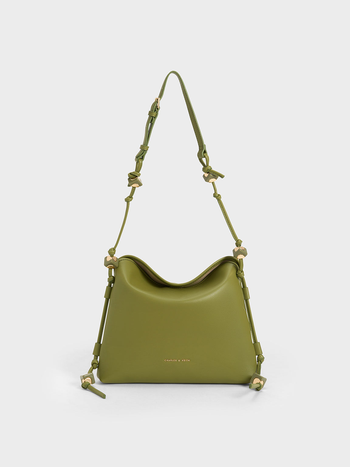 Cube Knotted Hobo Bag, Pistachio, hi-res