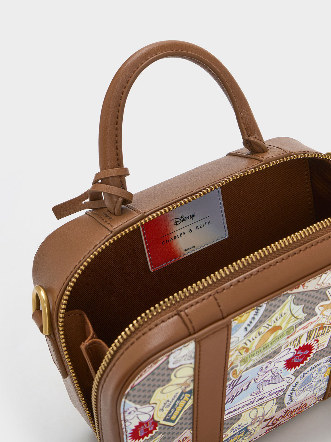 Judy Hopps Printed Boxy Satchel, Multi, hi-res