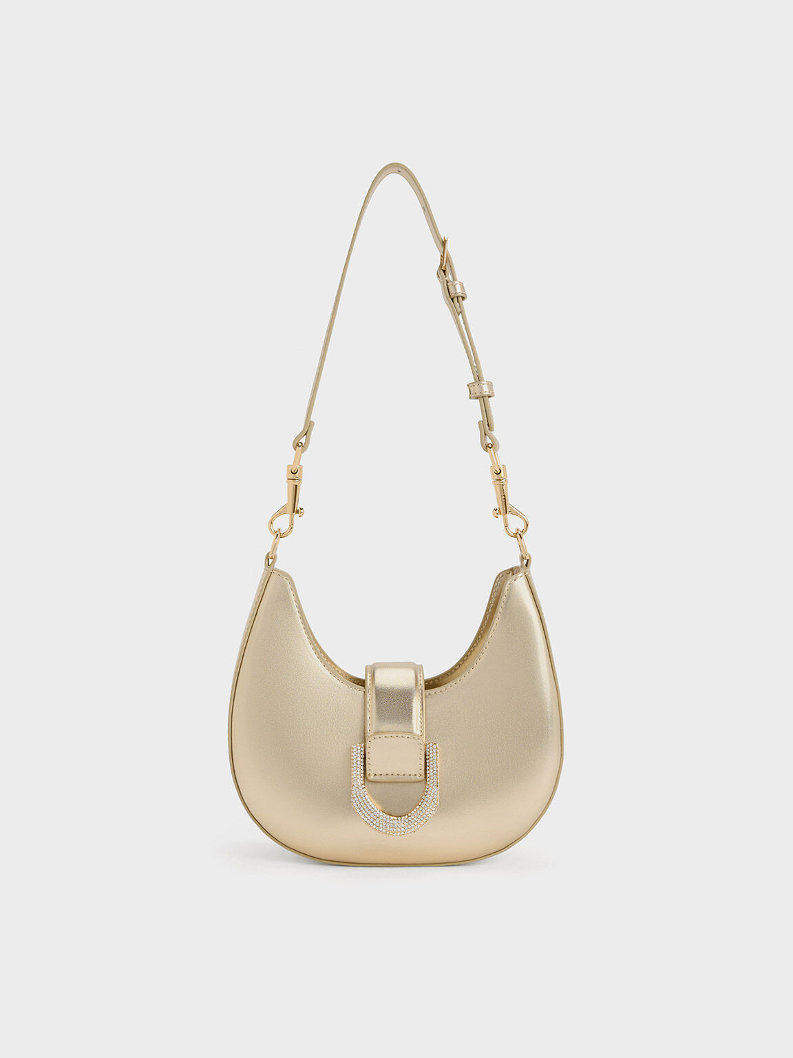 Gold satchel deals bag