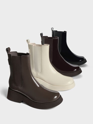 Giselle Chelsea Boots, Cream, hi-res
