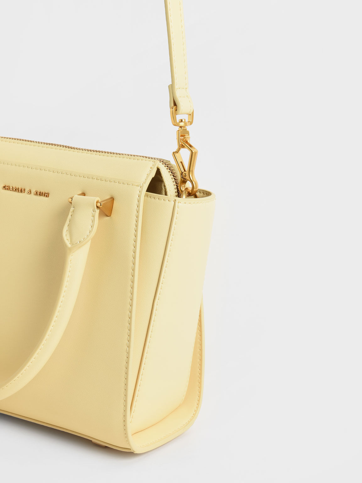 Charles & keith sale structured trapeze bag 2018