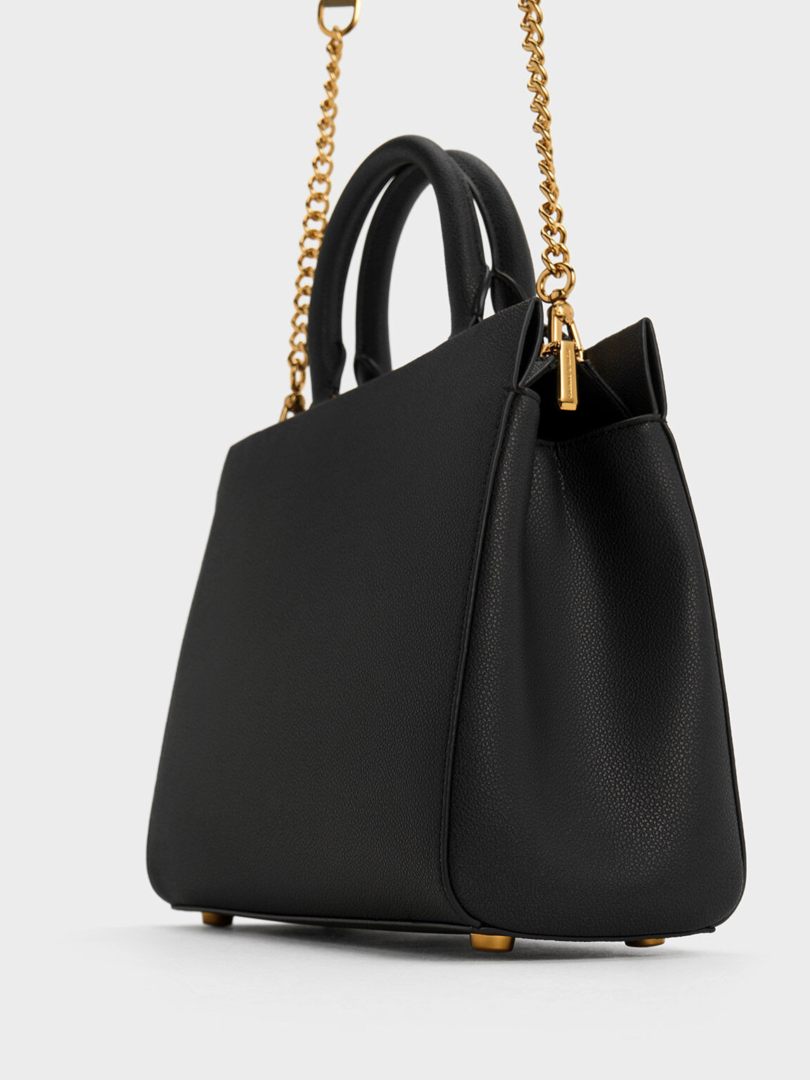 Mirabelle Structured Top Handle bag Black