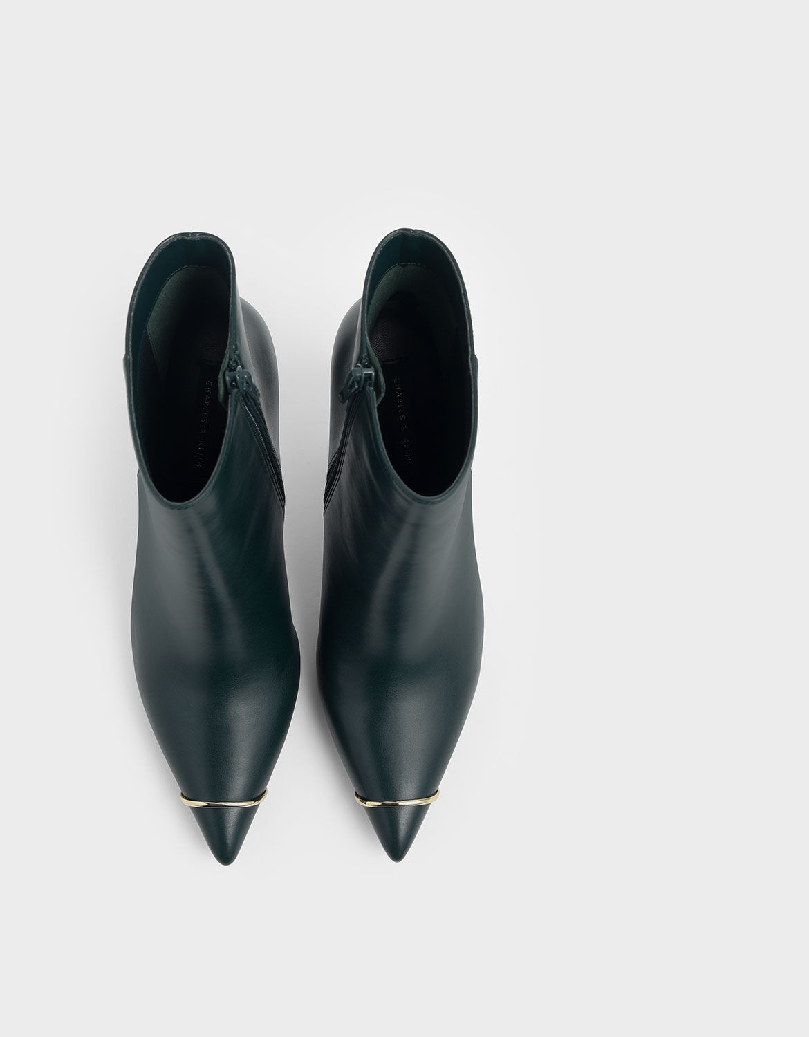 black booties with pointed toe