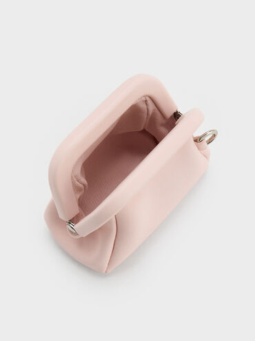 Colgante para microbolso con lazo, Rosa suave, hi-res