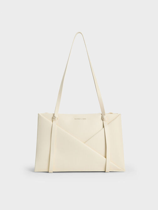 Midori Geometric Tote Bag, Cream, hi-res