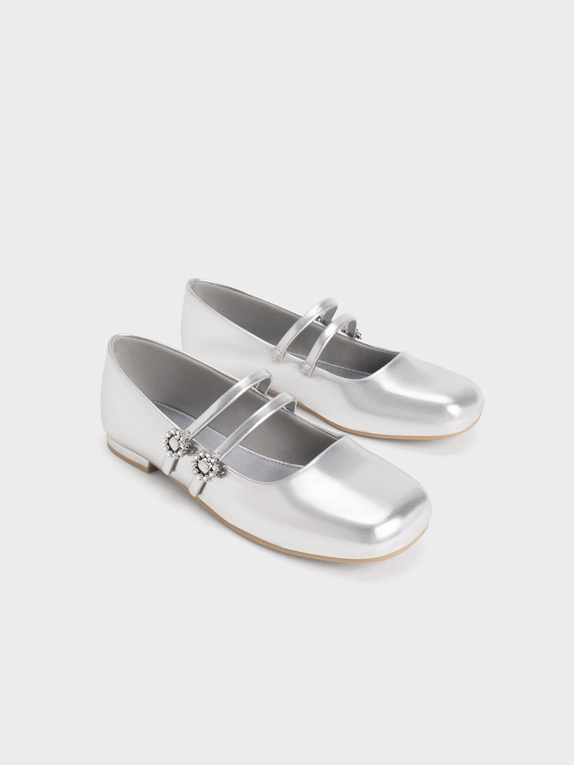Silver Shoes for Girls Shop Online CHARLES KEITH SG