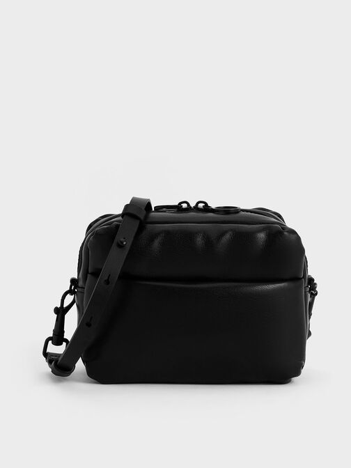 Paffuto Crossbody Bag, Jet Black, hi-res