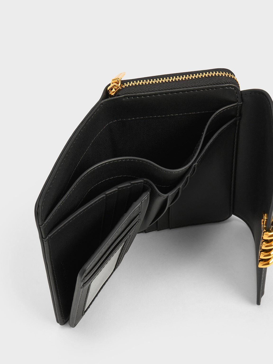 Osiris Metallic Accent Wallet, Black, hi-res