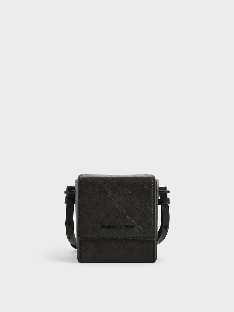 Boxy Crossbody Bag, Black, hi-res