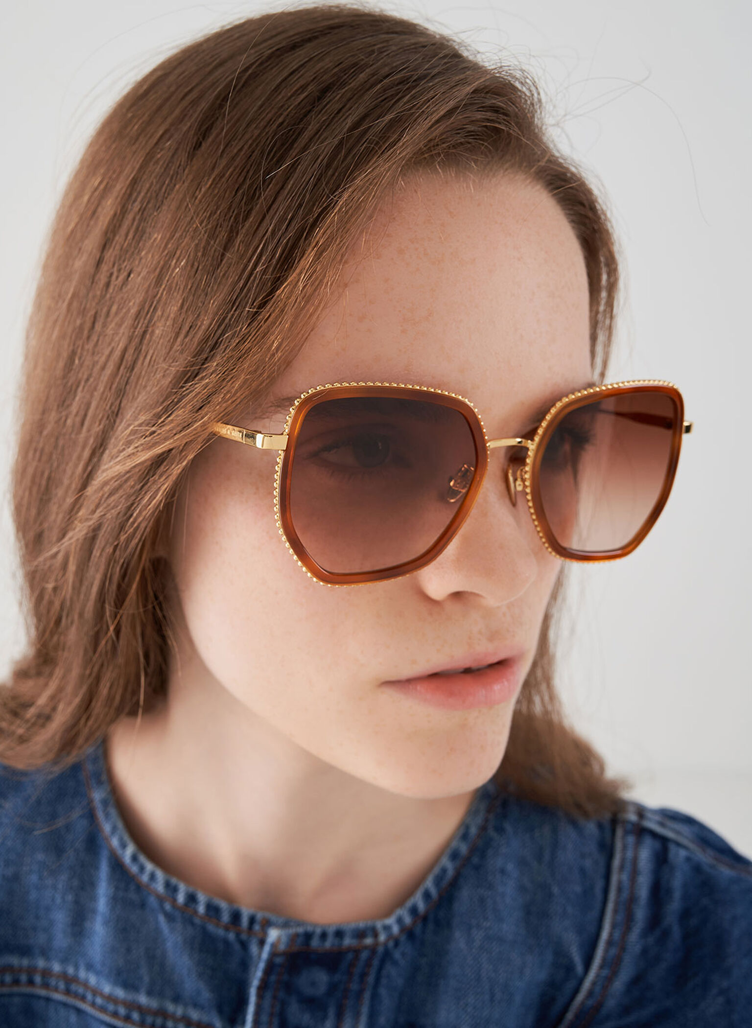 Recycled Acetate Butterfly Sunglasses, T. Shell, hi-res