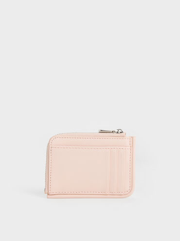 Lyla 拉鍊短夾, 淡粉色, hi-res