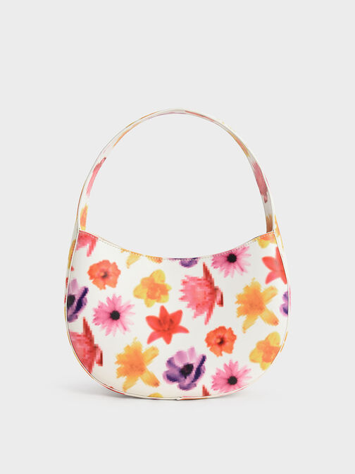 Coda Floral-Print Top Handle Hobo Bag, Multi, hi-res