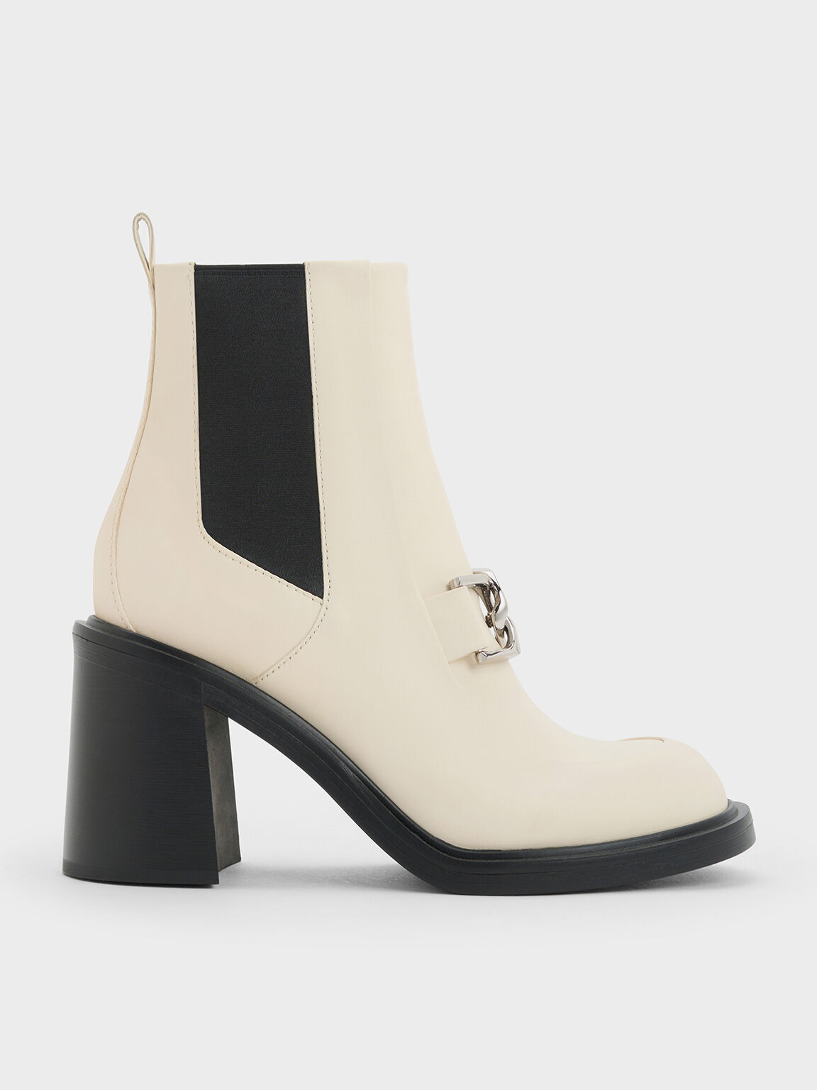 White leather best sale boots zara