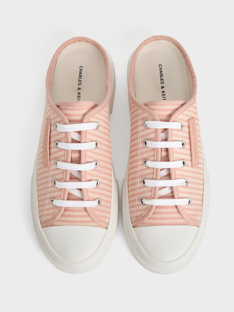Zapatillas deportivas Kay a rayas, Rosa, hi-res