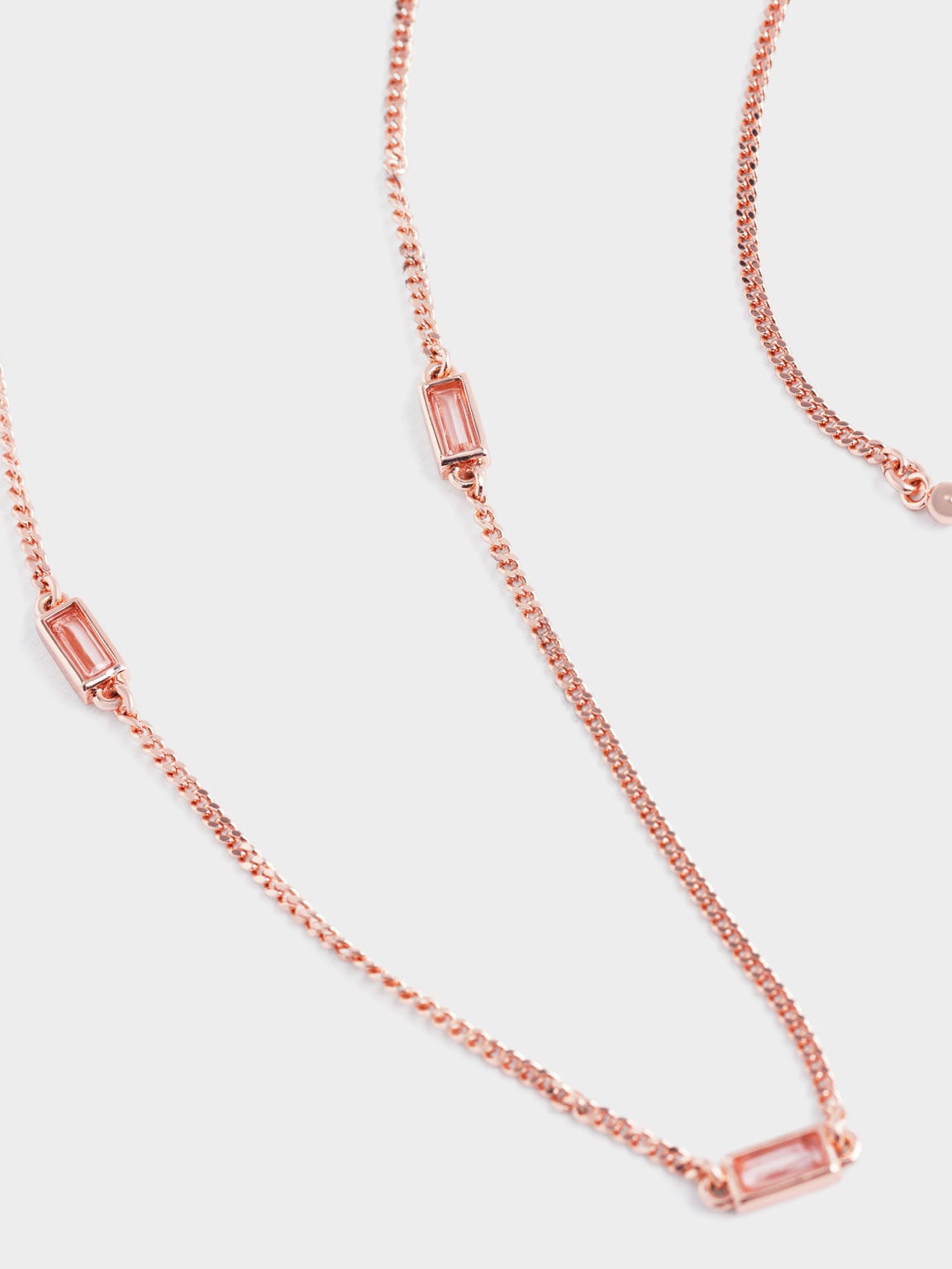 Rose Gold Crystal-Embellished Matinee 