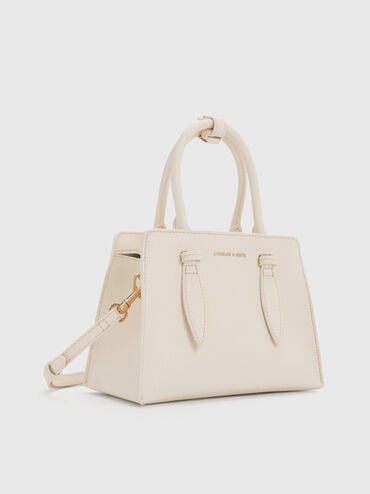 Allyn 小型托特包, 奶油色, hi-res