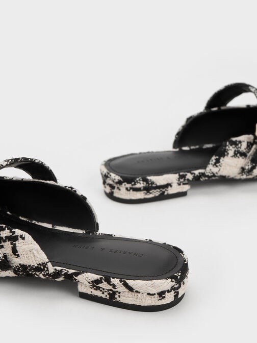 珍珠釦環穆勒鞋, 黑色, hi-res