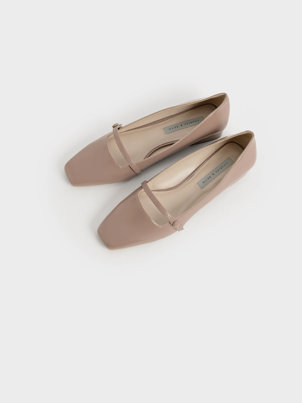 Patent nude ballet pumps clearance