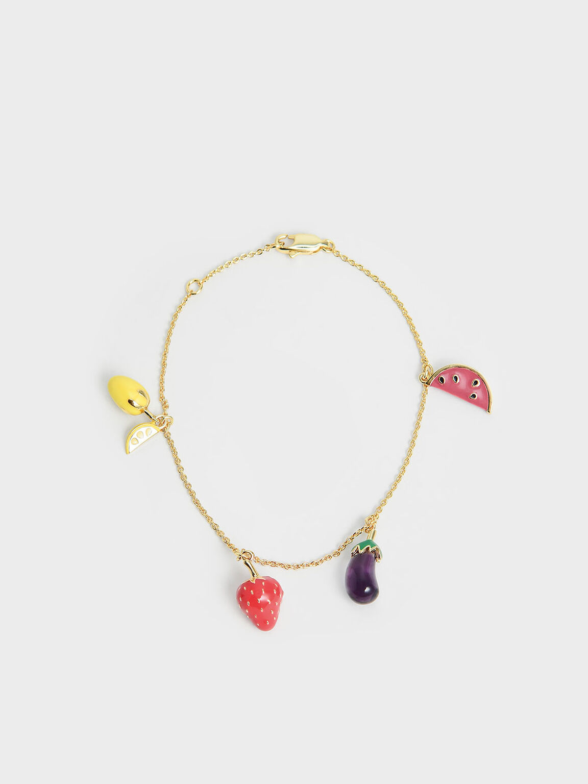 Fruits Beaded Bracelet, Multi, hi-res