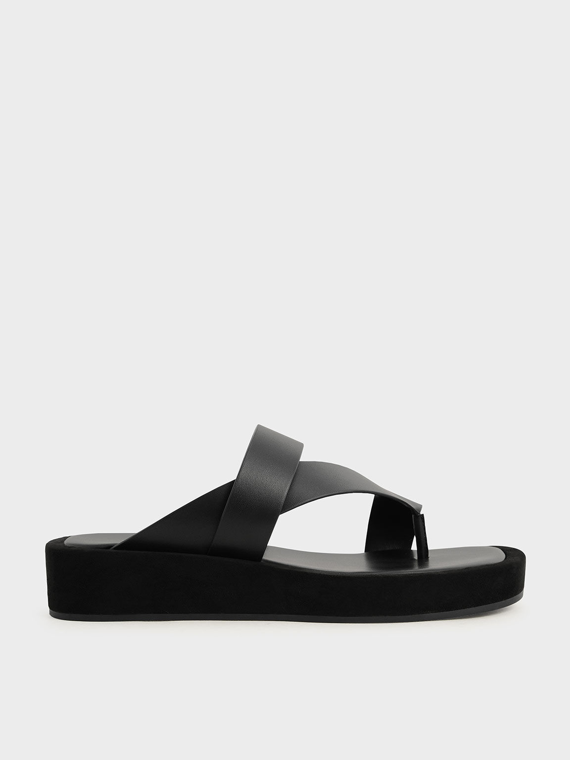 Toe loop sale platform sandals