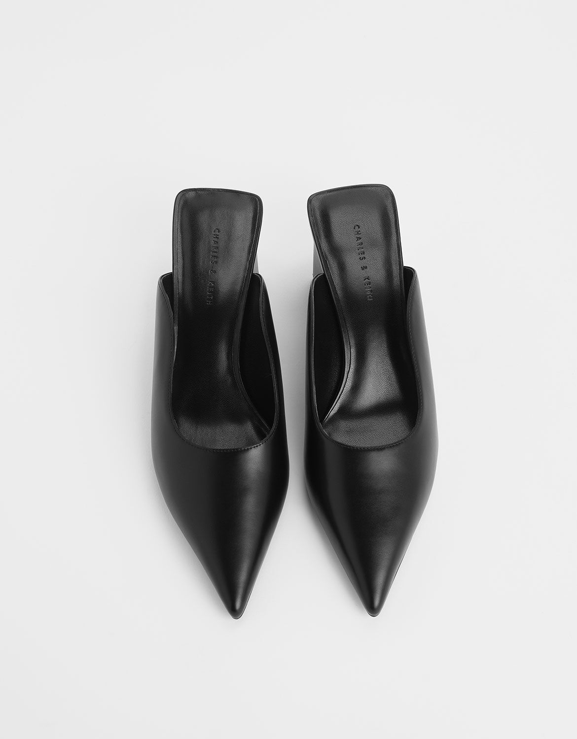 Pointed toe wedge heels clearance