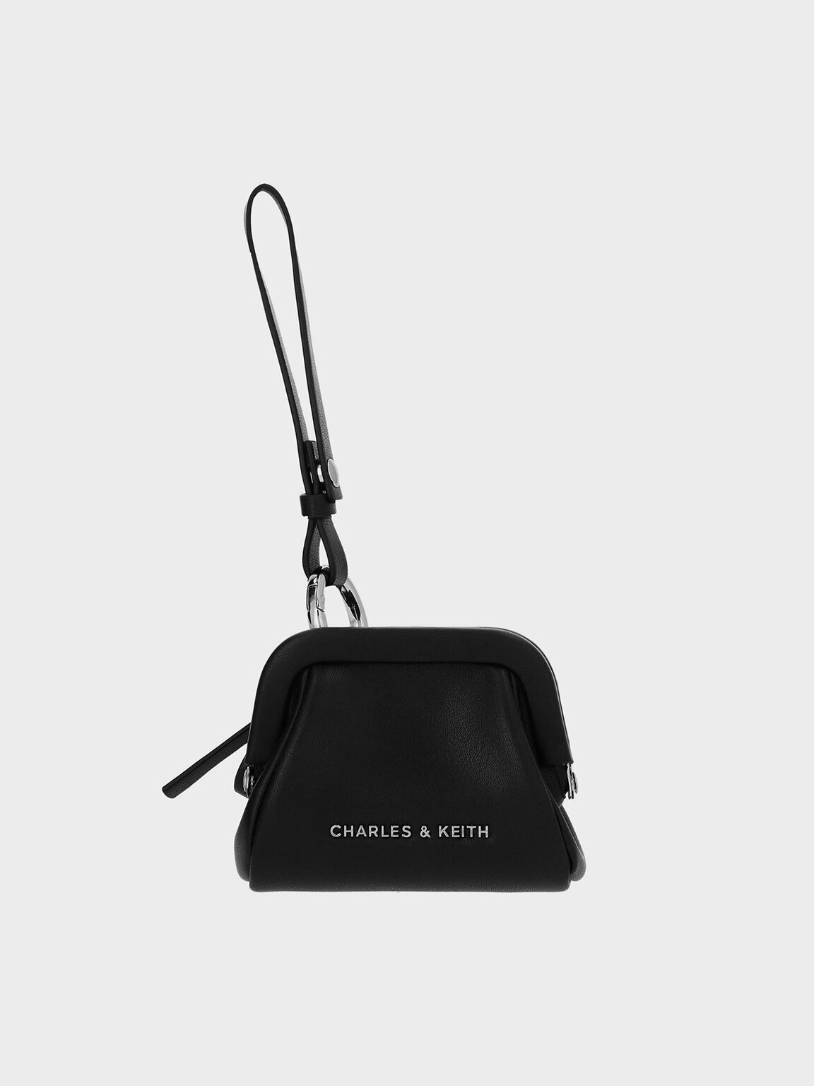 Bow Micro Bag Charm - Noir