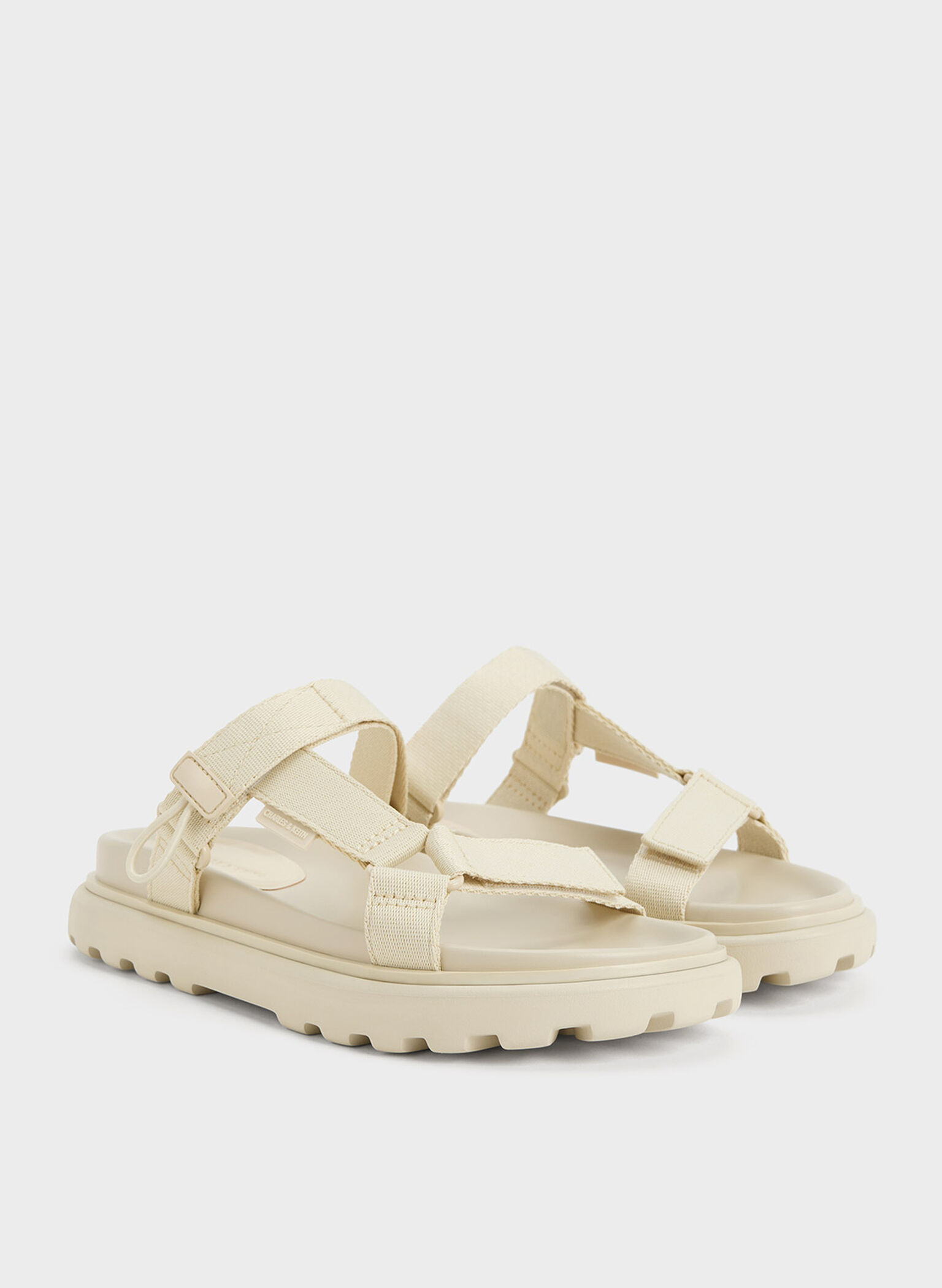 Maisie Sports Sandals, Beige, hi-res