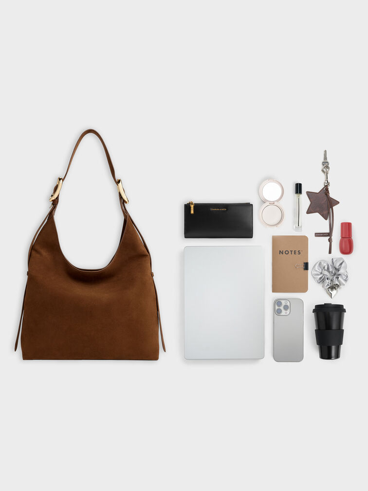 Bolsa Hobo Aislin, Pecan Brown, hi-res