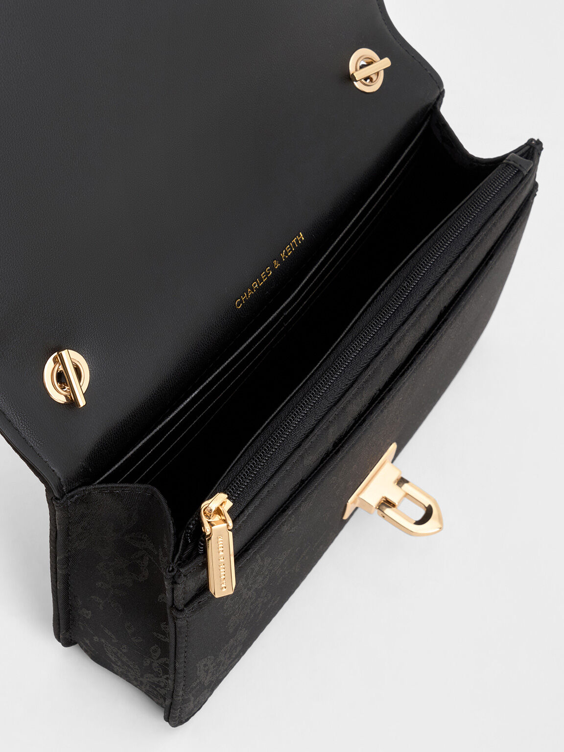 Charles and keith rose gold bag new arrivals