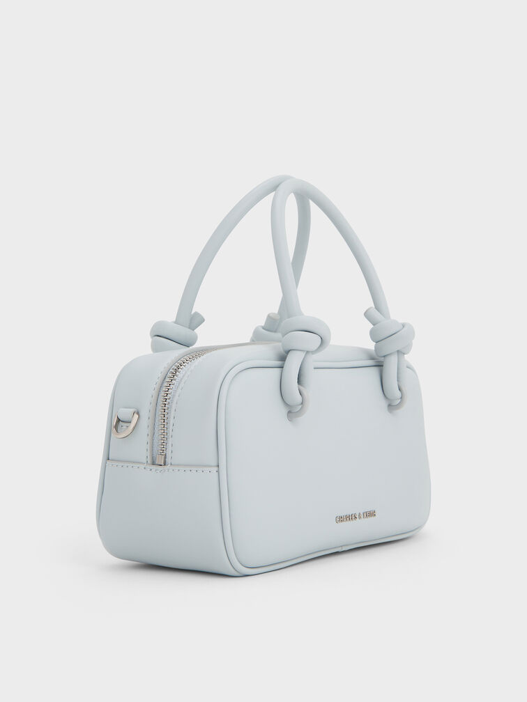Sammie Knotted-Handle Elongated Bag, Sea Salt Blue, hi-res