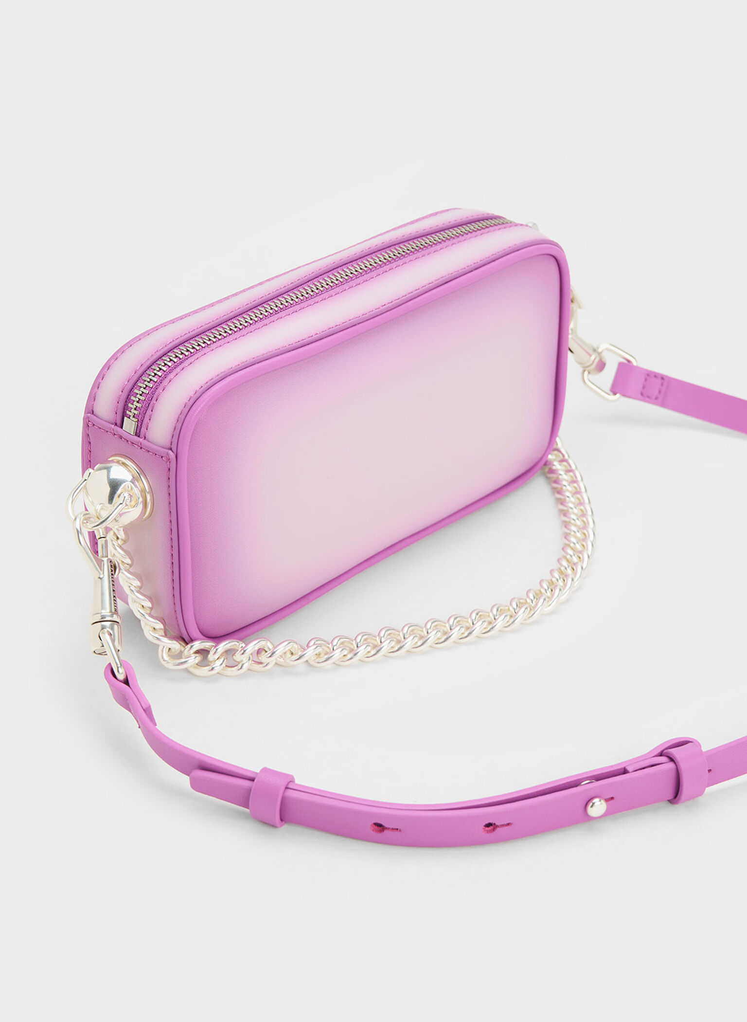 Cayce Ombre Boxy Crossbody Bag, Purple, hi-res