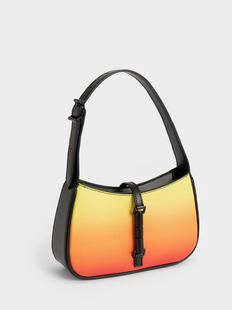 Cesia Ombre Shoulder Bag, Sunset, hi-res