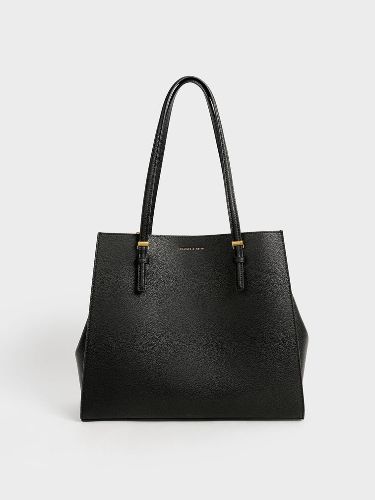 Charles & Keith Black Tote Bags for Women