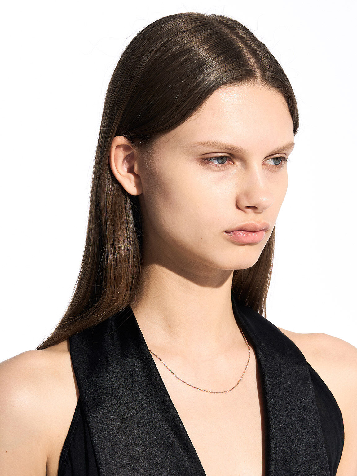 Rose Gold Princess Chain Necklace CHARLES KEITH SG