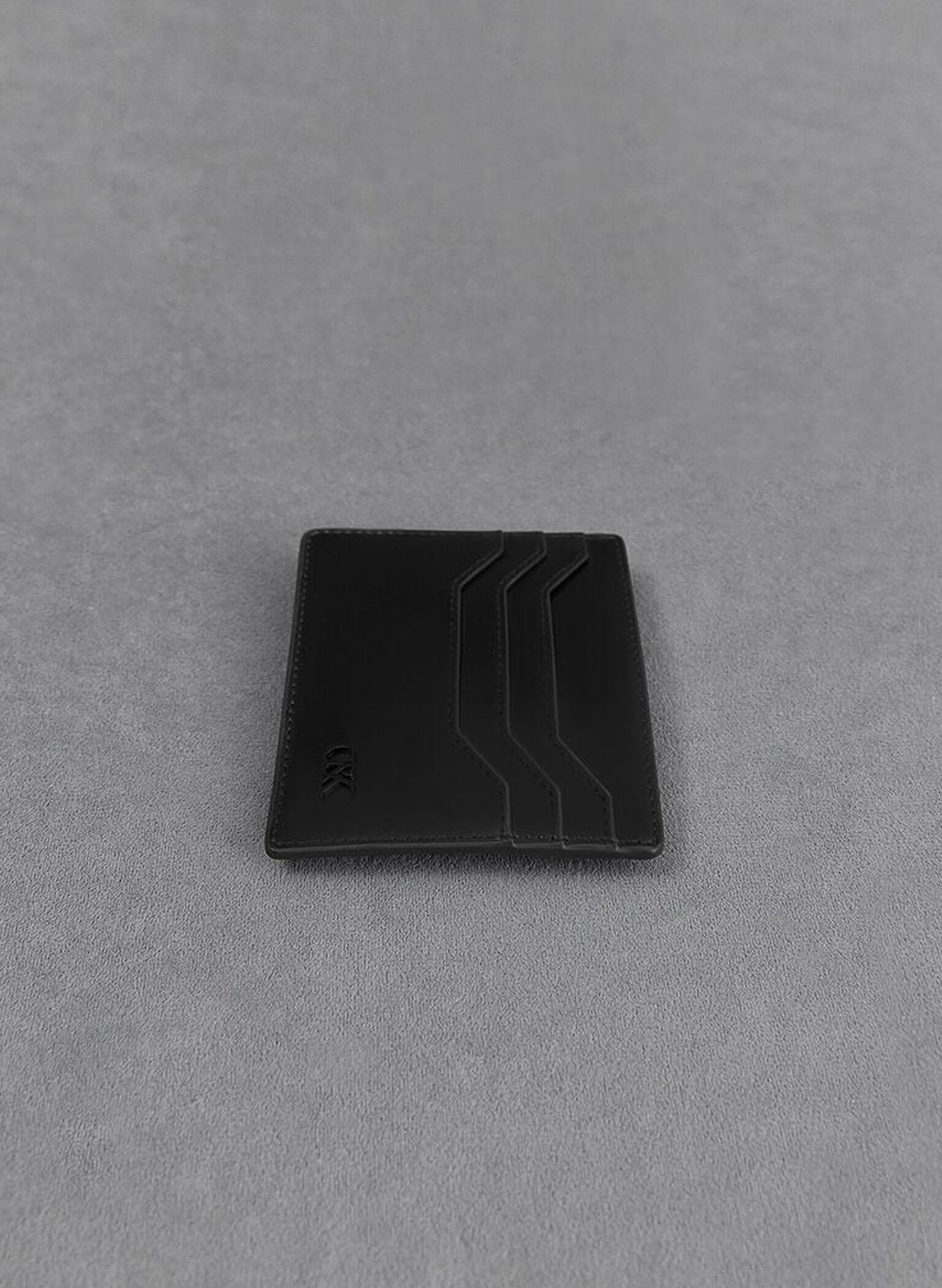 Carli Leather Multi-Slot Card Holder, Black, hi-res