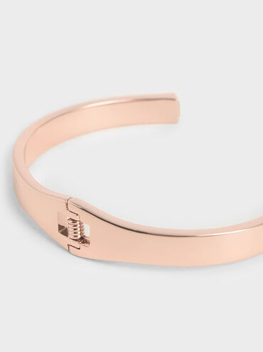 Swarovski� Crystal Cuff Bracelet, Rose Gold, hi-res