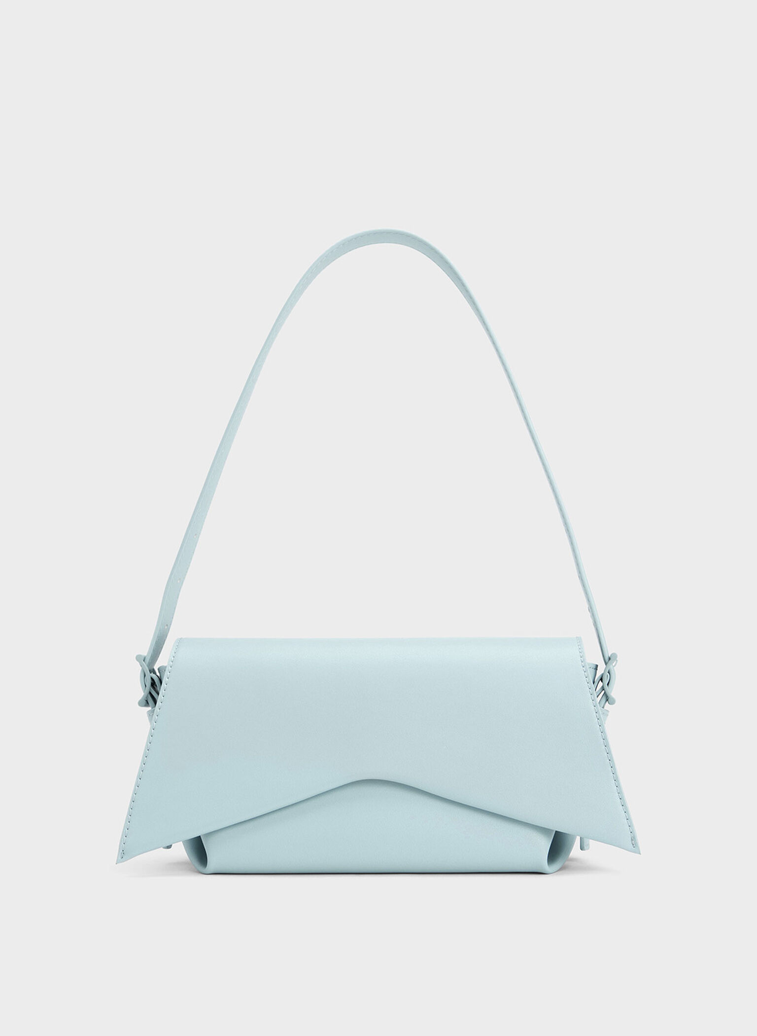 Blue Boaz Geometric Front Flap Bag - CHARLES & KEITH US