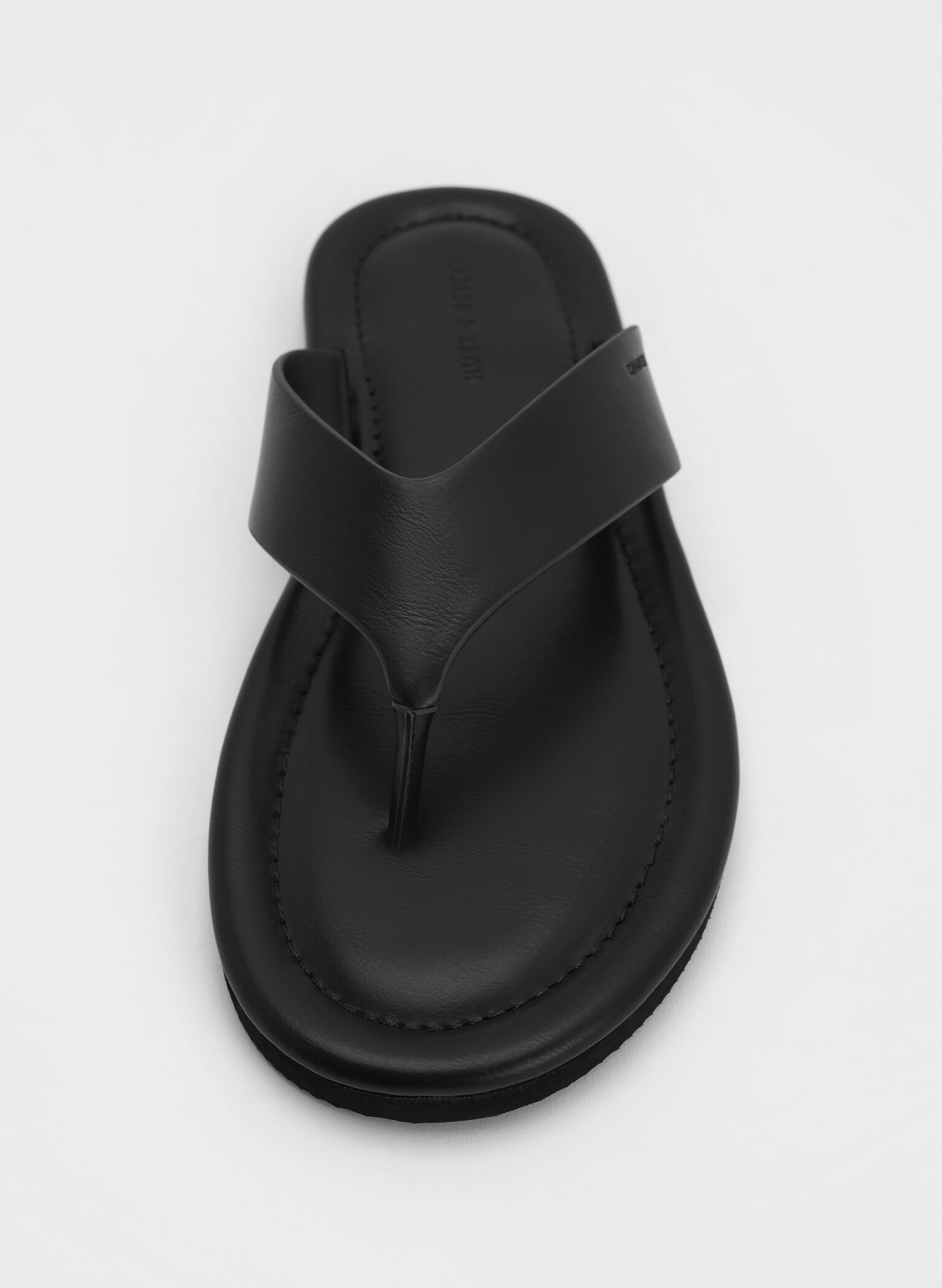Trinah Thong Sandals, Black, hi-res
