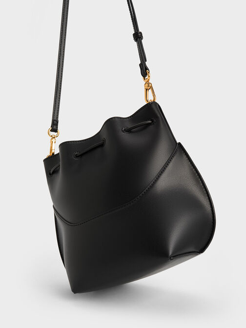 Cassiopeia Bucket Bag, Black, hi-res