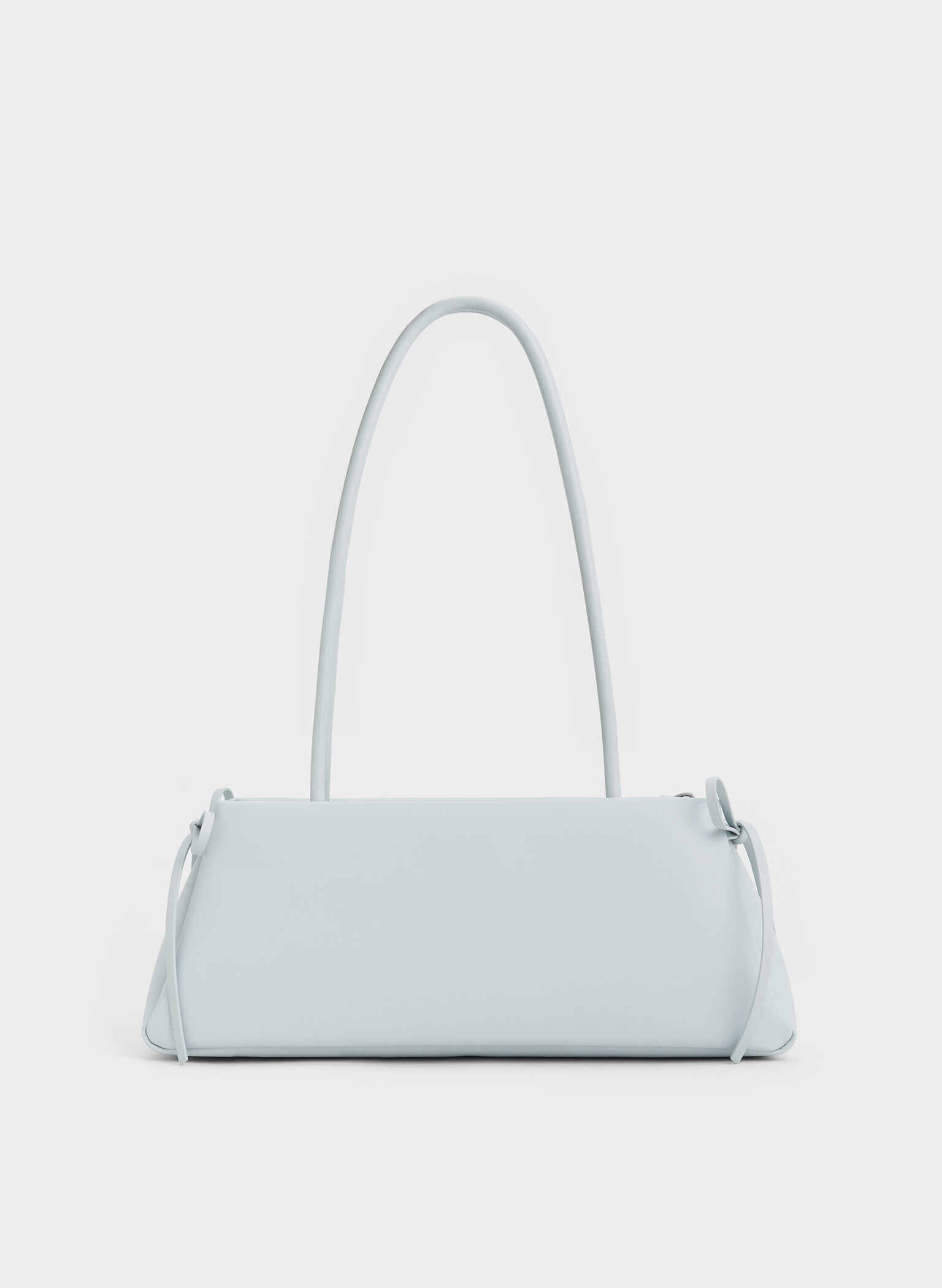 Hazel Bow Elongated Trapeze Shoulder Bag, Sea Salt Blue, hi-res