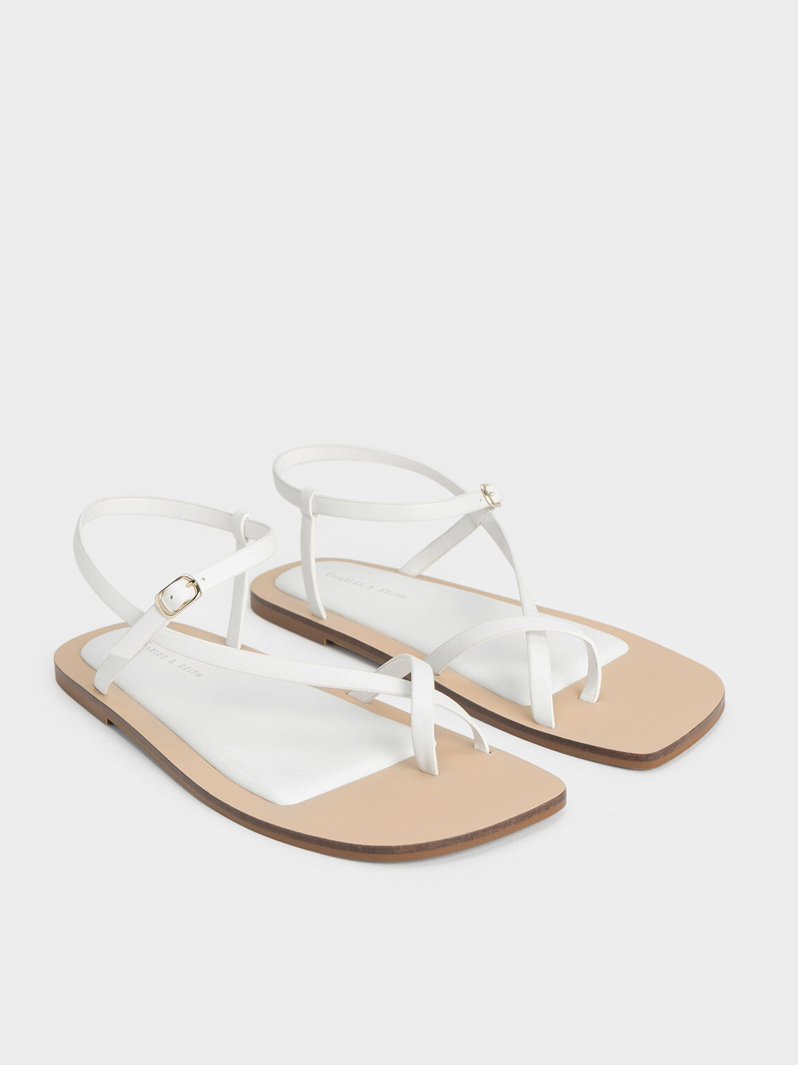 White on sale color sandals