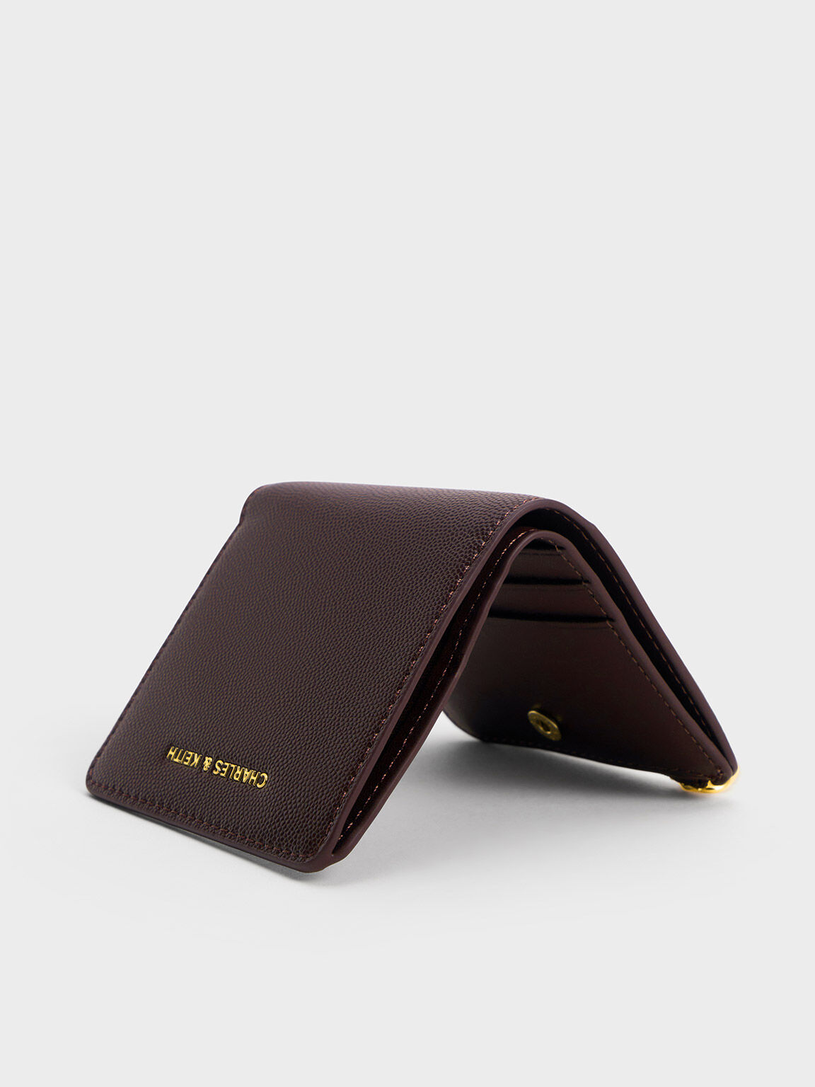 Keely Top Zip Small Wallet Plum